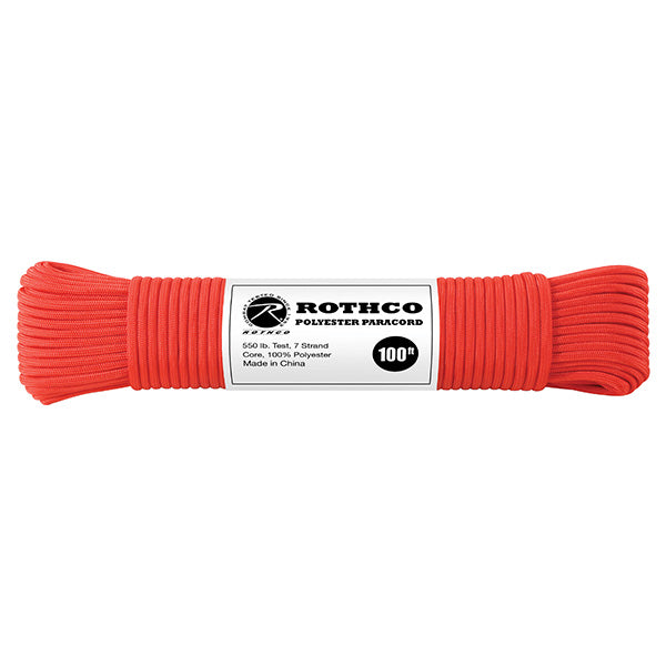 Bobina de paracord de poliéster reflectante 4 mm x 30 m, vista del cordón