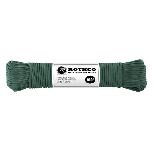 Bobina de paracord de poliéster reflectante 4 mm x 30 m, vista del cordón
