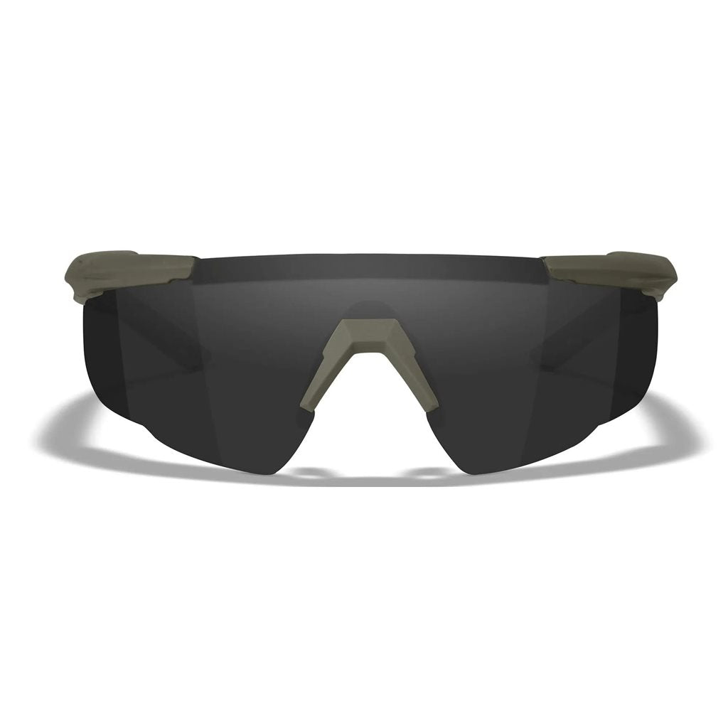 Gafas de tiro SABER ADVANCED con 3 lentes y marco verde