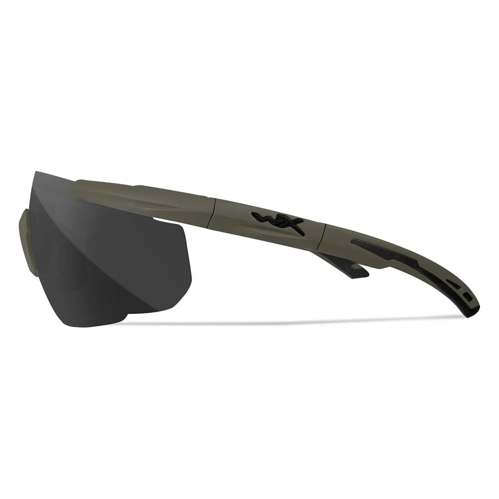 Gafas de tiro SABER ADVANCED con 3 lentes y marco verde