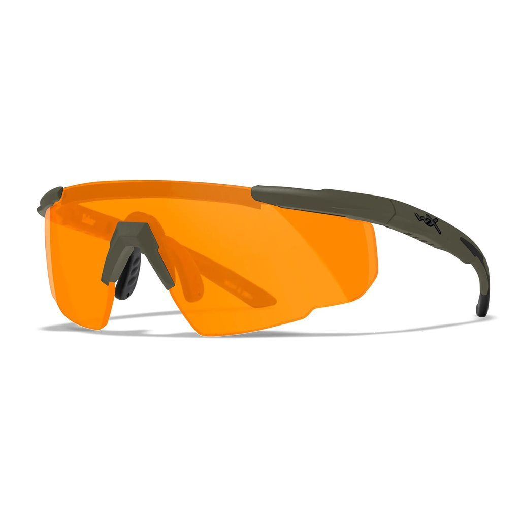 Gafas de tiro SABER ADVANCED con 3 lentes y marco verde