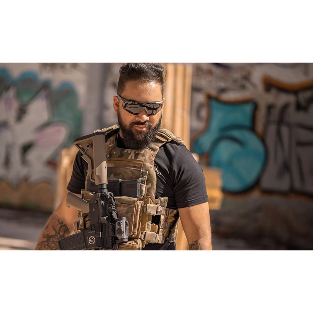 Gafas de tiro SABER ADVANCED con 3 lentes y marco verde