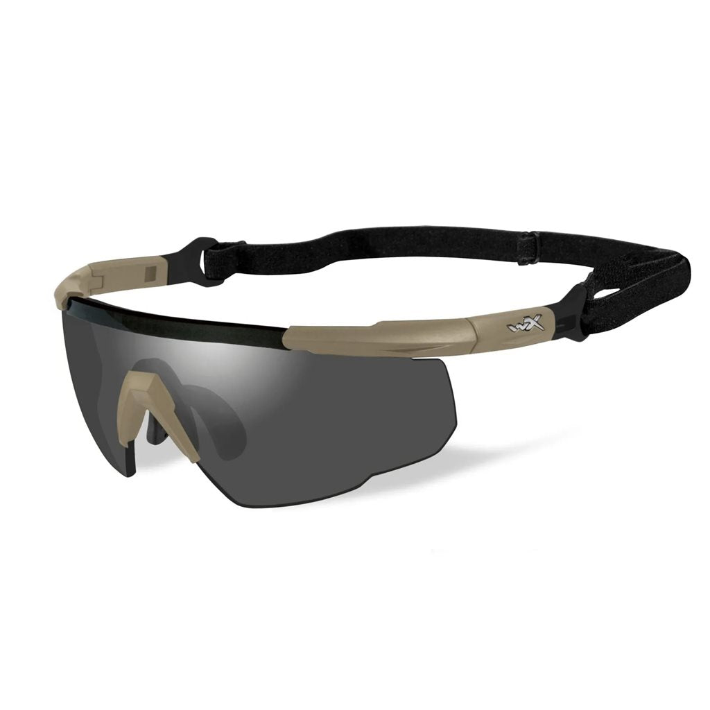Gafas de tiro SABER ADVANCED con 3 lentes y marco verde