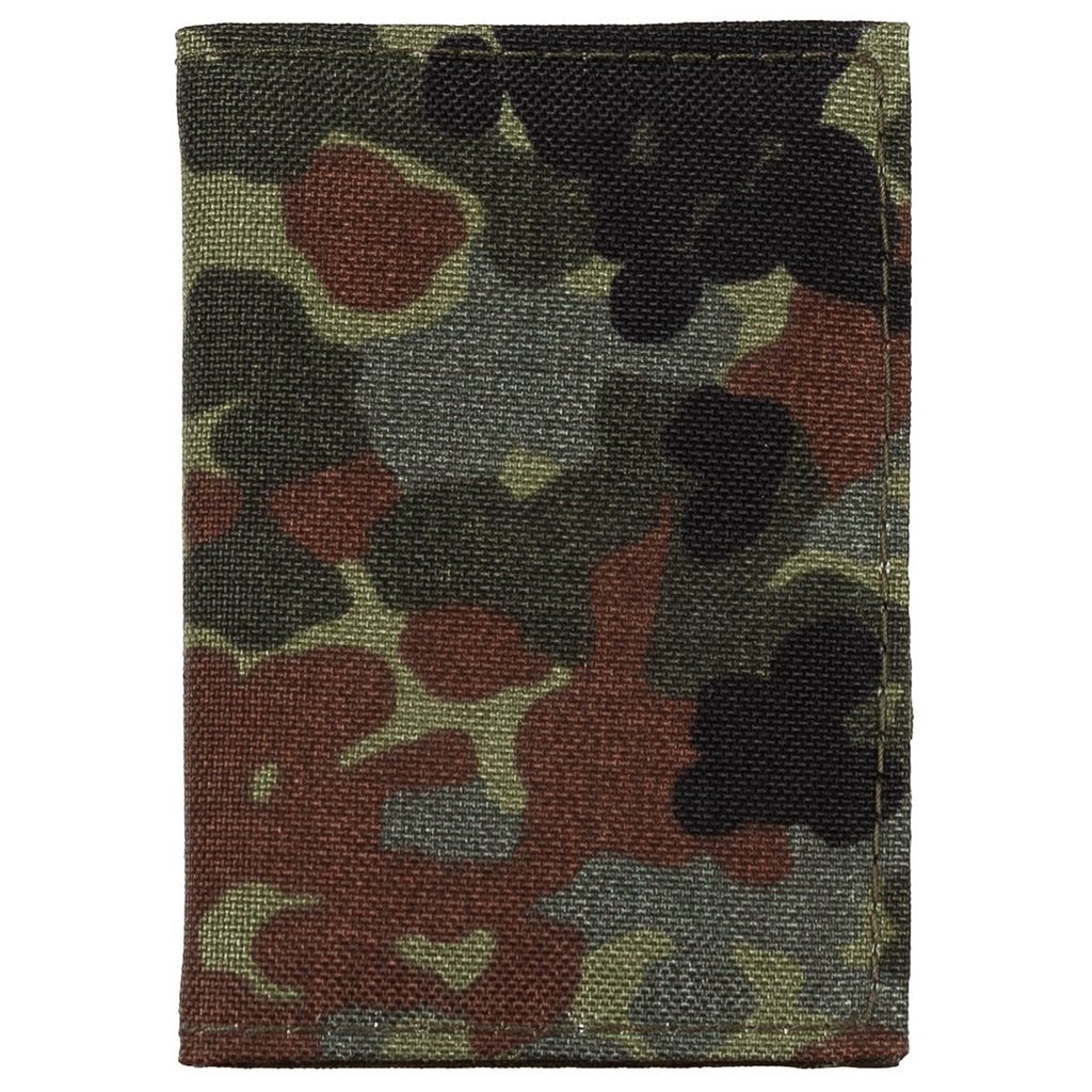 Dokladovka FLECKTARN porta documentos en Cordura, camuflaje Flecktarn, 12x8 cm