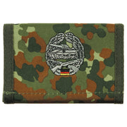 Cartera PANZERGRENADIER en nylon con camuflaje Flecktarn y emblema bordado