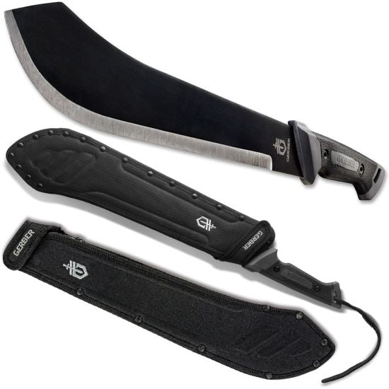 Macheta Gerber BOLO con funda, Full Tang y mango ergonómico antideslizante