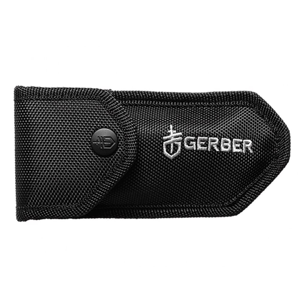 Cuchillo plegable MOMENT DP negro con hoja Drop Point 5Cr15MoV y funda