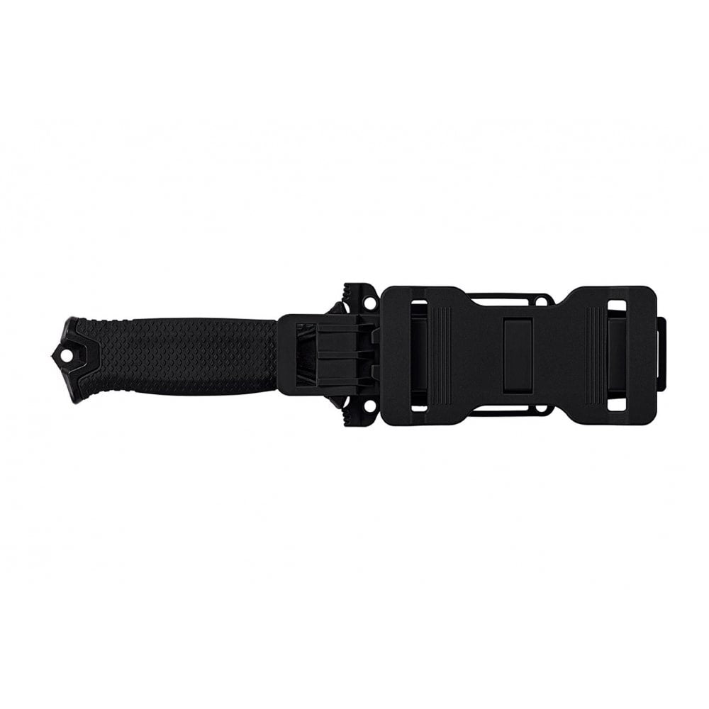 Cuchillo STRONGARM SE negro, hoja 125 mm, acero 420HC, funda plastico