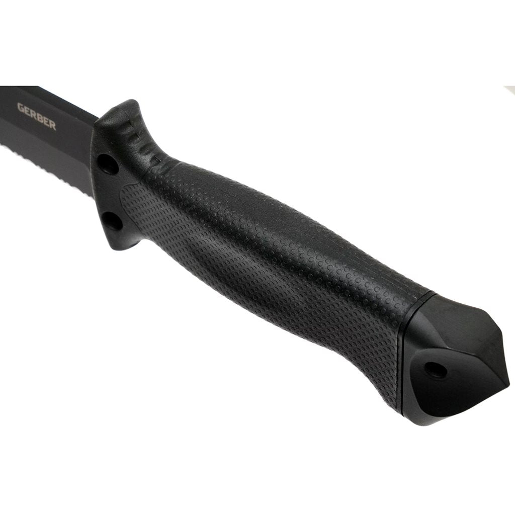 Cuchillo Gerber LMF II Infantry negro, hoja fija con filo combinado