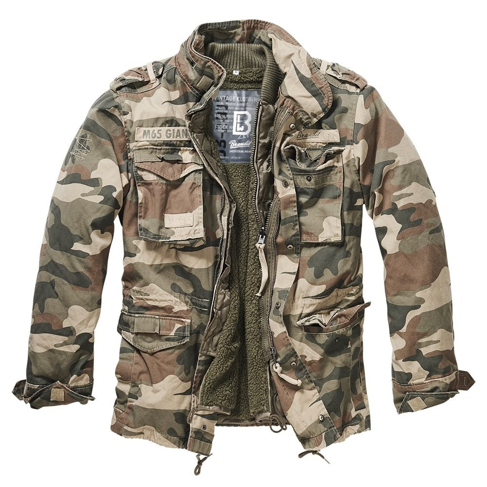 Chaqueta M65 GIANT estilo vintage con forro acolchado desmontable