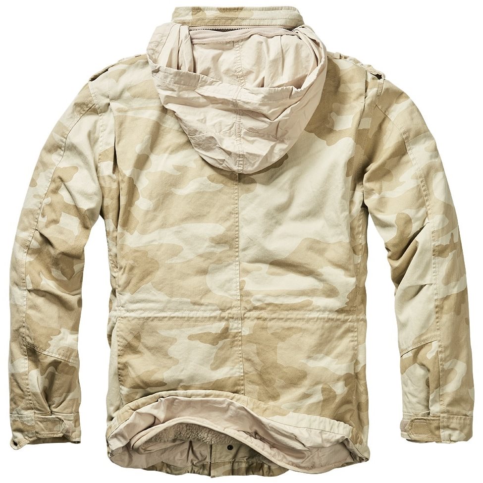 Chaqueta M65 GIANT estilo vintage con forro acolchado desmontable de nylon y pelo sintético