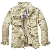 Chaqueta M65 GIANT estilo vintage con forro acolchado desmontable de nylon y pelo sintético