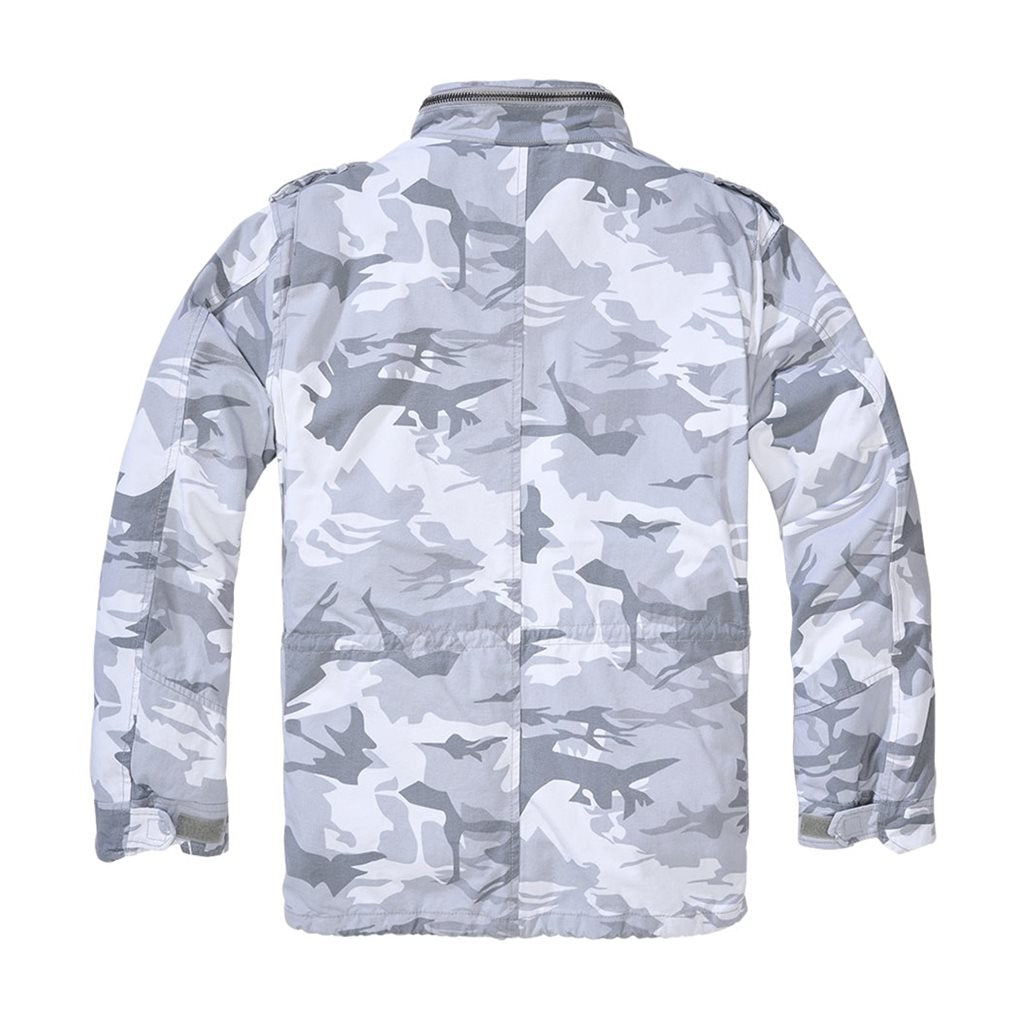Chaqueta M65 GIANT estilo militar vintage con forro acolchado desmontable de nylon y piel sintética