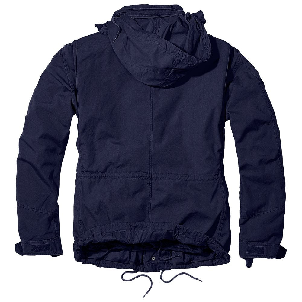 Chaqueta M65 GIANT NAVY azul marino con forro desmontable de nylon y pelo sintético, vista frontal