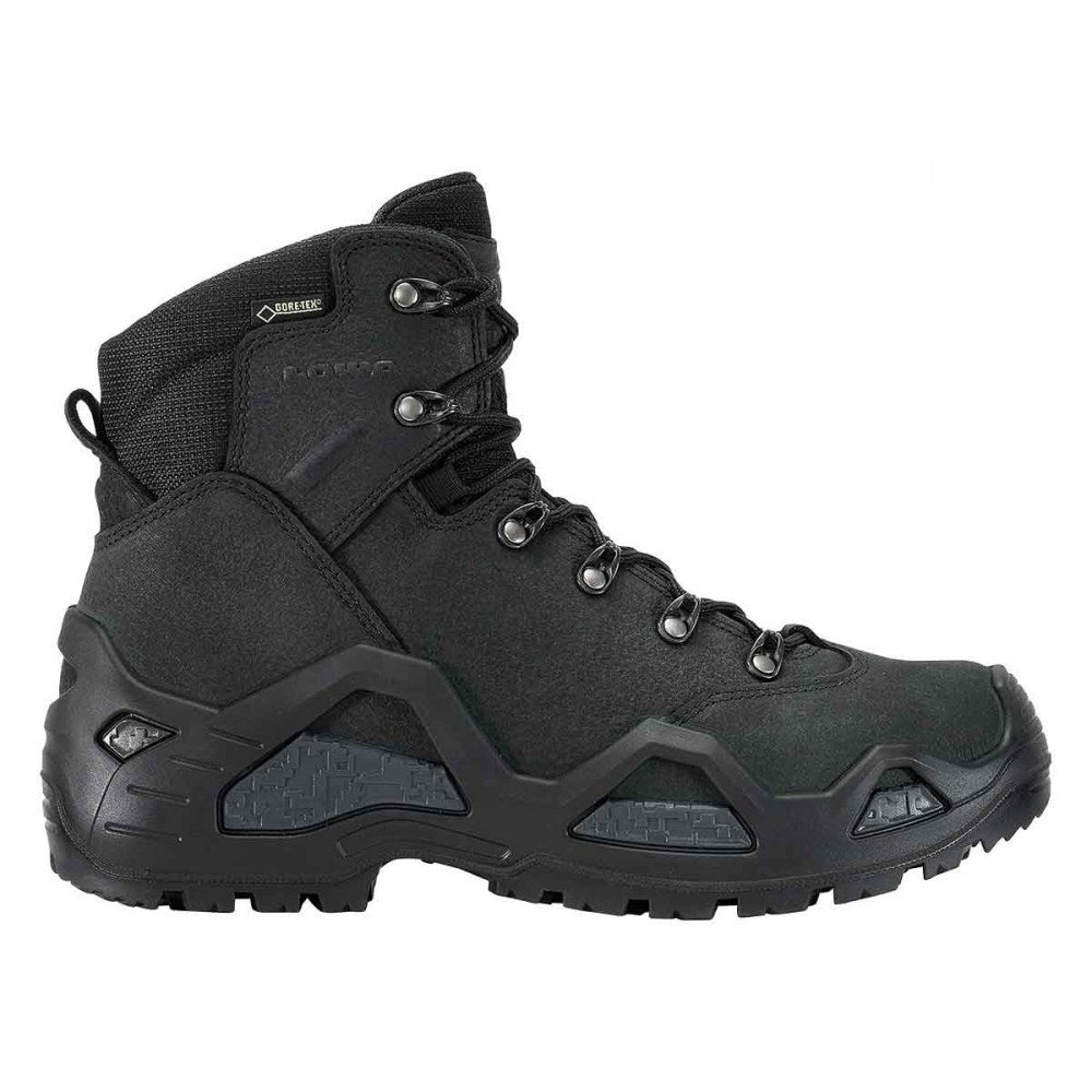 Botas Z-6N GTX C negras, media caña con forro Gore-Tex y estabilizador torsional