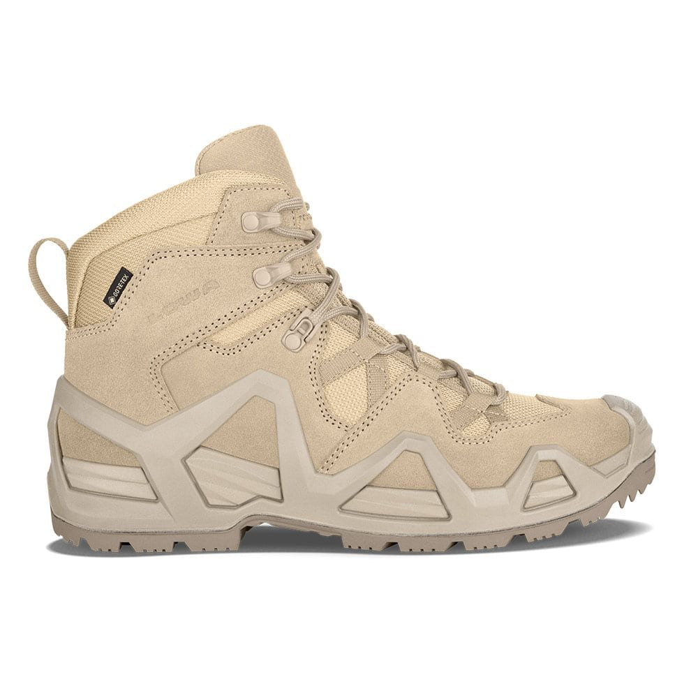 Botas ZEPHYR MK2 GTX MID DESERT, segunda generación, versión MID, color desert