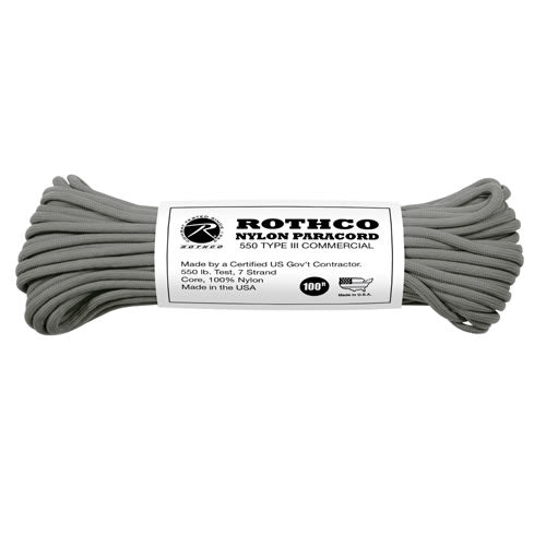 Cuerda Paracord de nylon 550LB ø 4 mm, 30 m