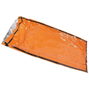 Saco de emergencia naranja EMARGENCY, material polietileno con lámina de aluminio y accesorios