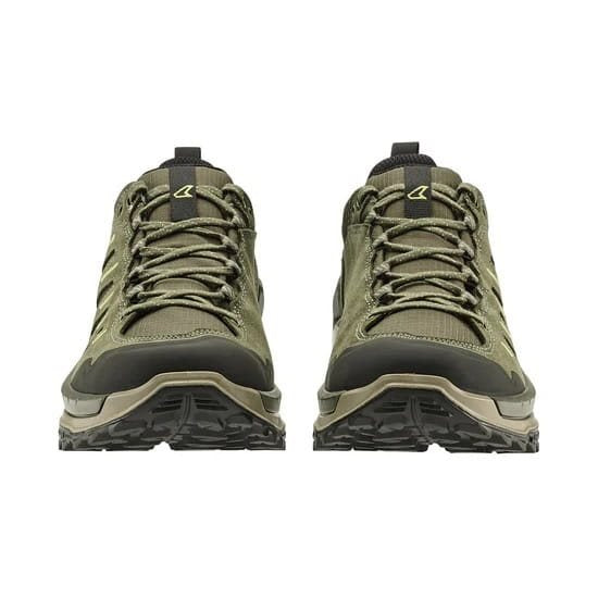 Botas INNOVO GTX LO verdes con forro Gore-Tex, puntera elevada y tiradores