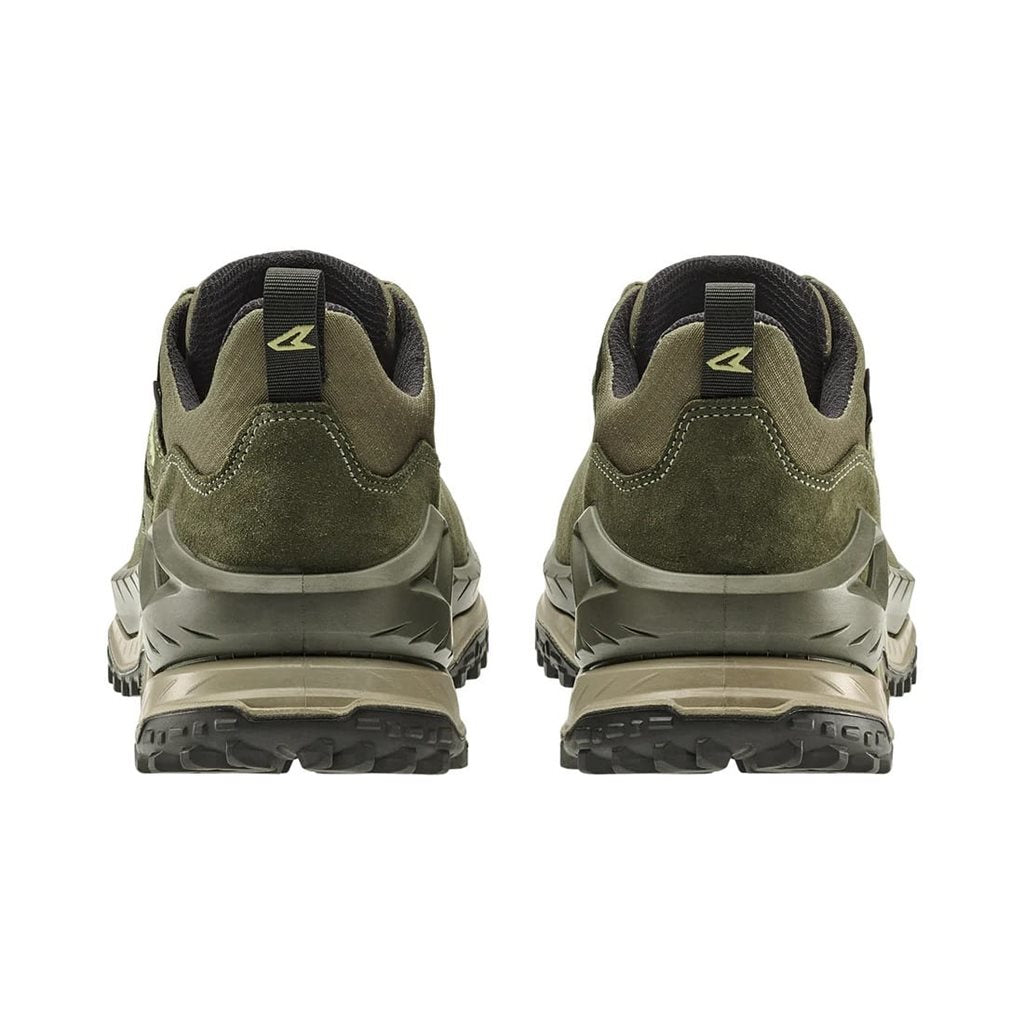 Botas INNOVO GTX LO verdes con forro Gore-Tex, puntera elevada y tiradores