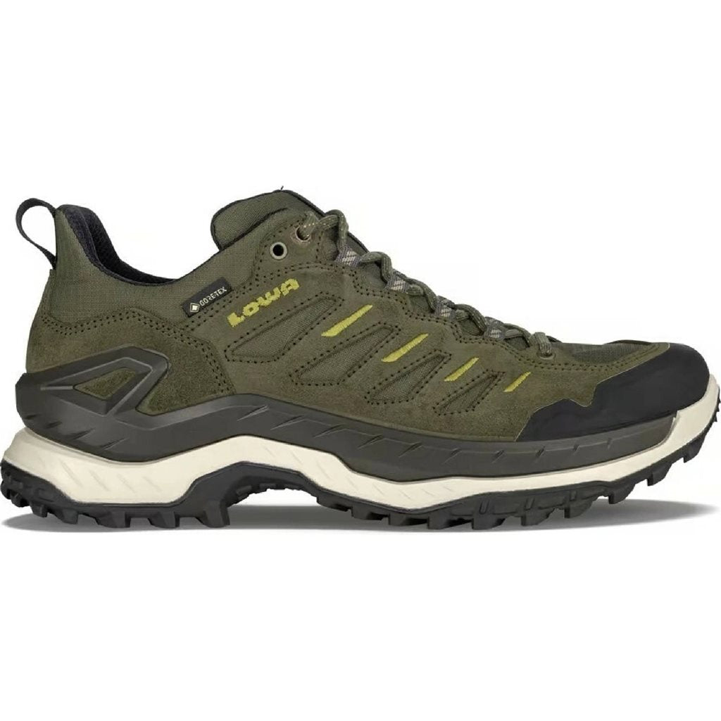 Botas INNOVO GTX LO verdes con forro Gore-Tex, puntera elevada y tiradores
