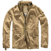 Chaqueta Britannia Kaki en algodón suave, vista frontal