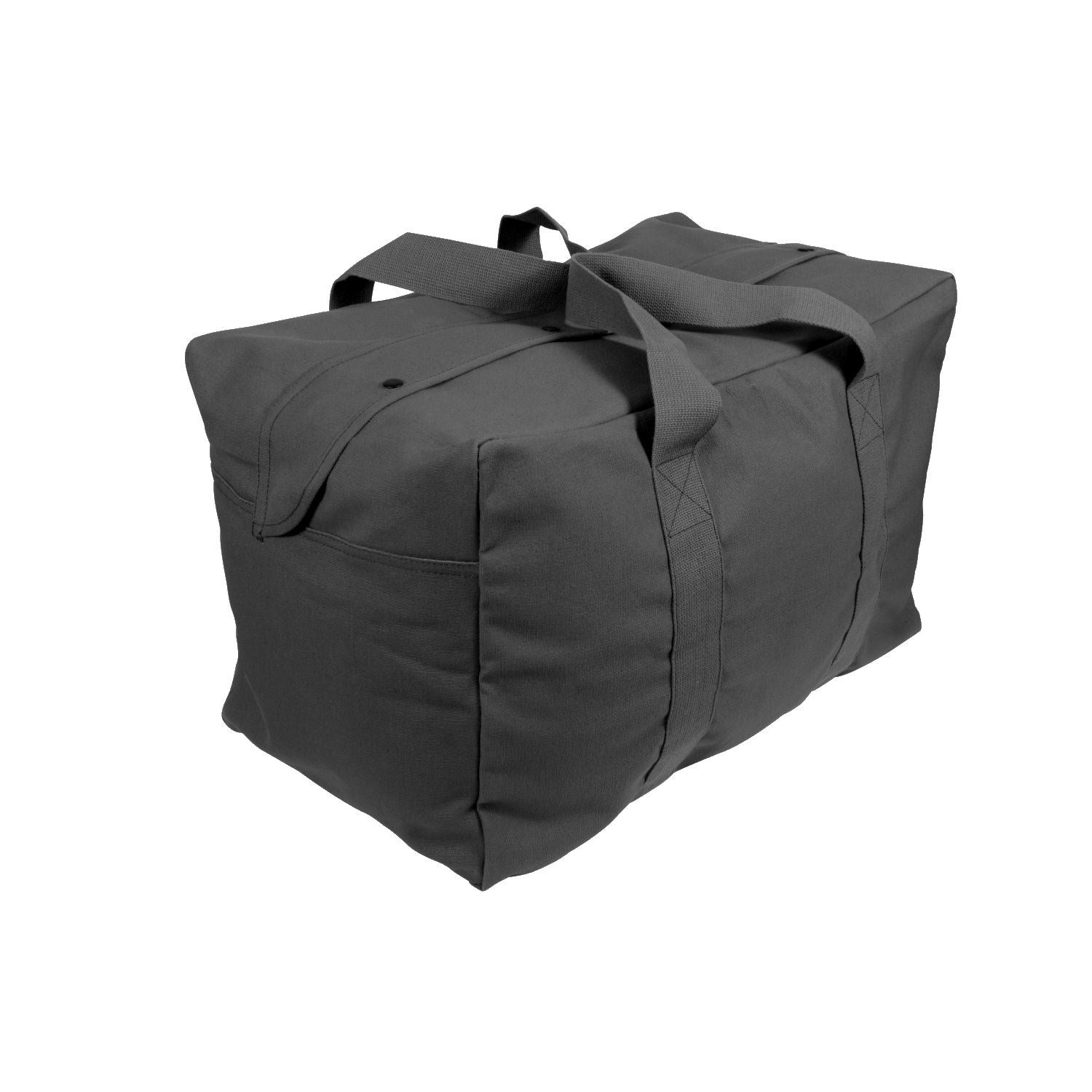 Bolsa PARACHUTE Rothco negra de lona, 60 x 37,5 x 32,5 cm
