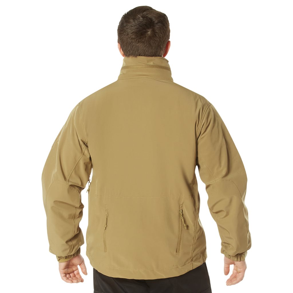 Chaqueta 3en1 SPEC OPS Softshell Coyote con forro polar desmontable