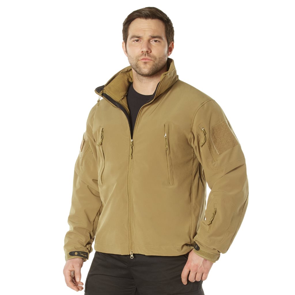 Chaqueta 3en1 SPEC OPS Softshell Coyote con forro polar desmontable
