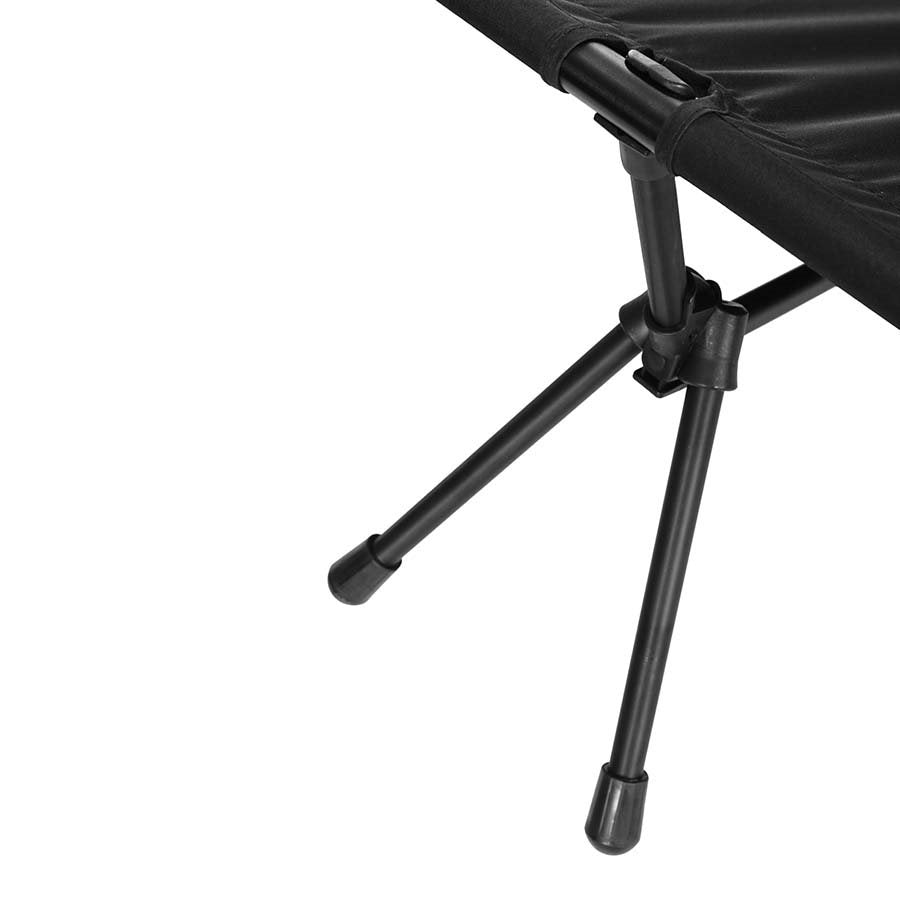Cama plegable LIGHTWEIGHT negra FOSCO con marco de aluminio, fácil de transportar