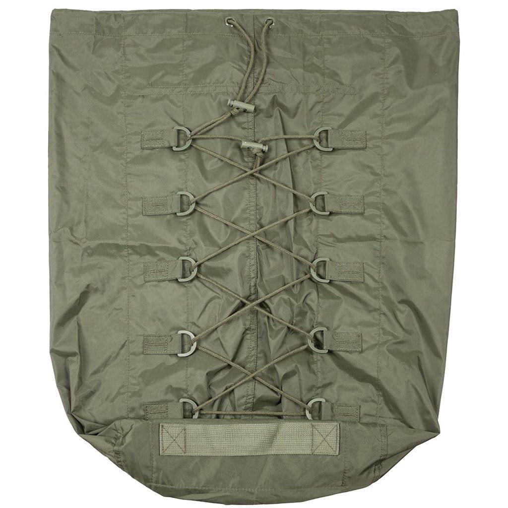 Bolsa de compresión BW verde para saco de dormir - réplica militar