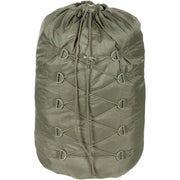 Bolsa de compresión BW verde para saco de dormir - réplica militar