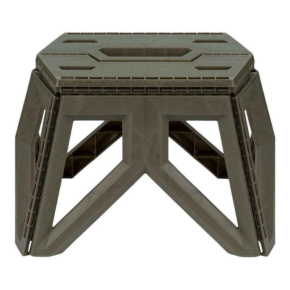 Taburete plegable STOOL 24 cm, ligero y compacto para camping, pesca y exteriores
