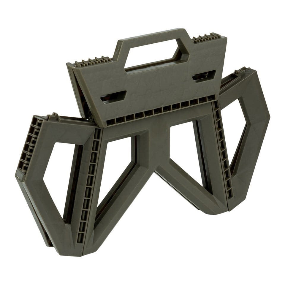 Taburete plegable STOOL 24 cm, ligero y compacto para camping, pesca y exteriores