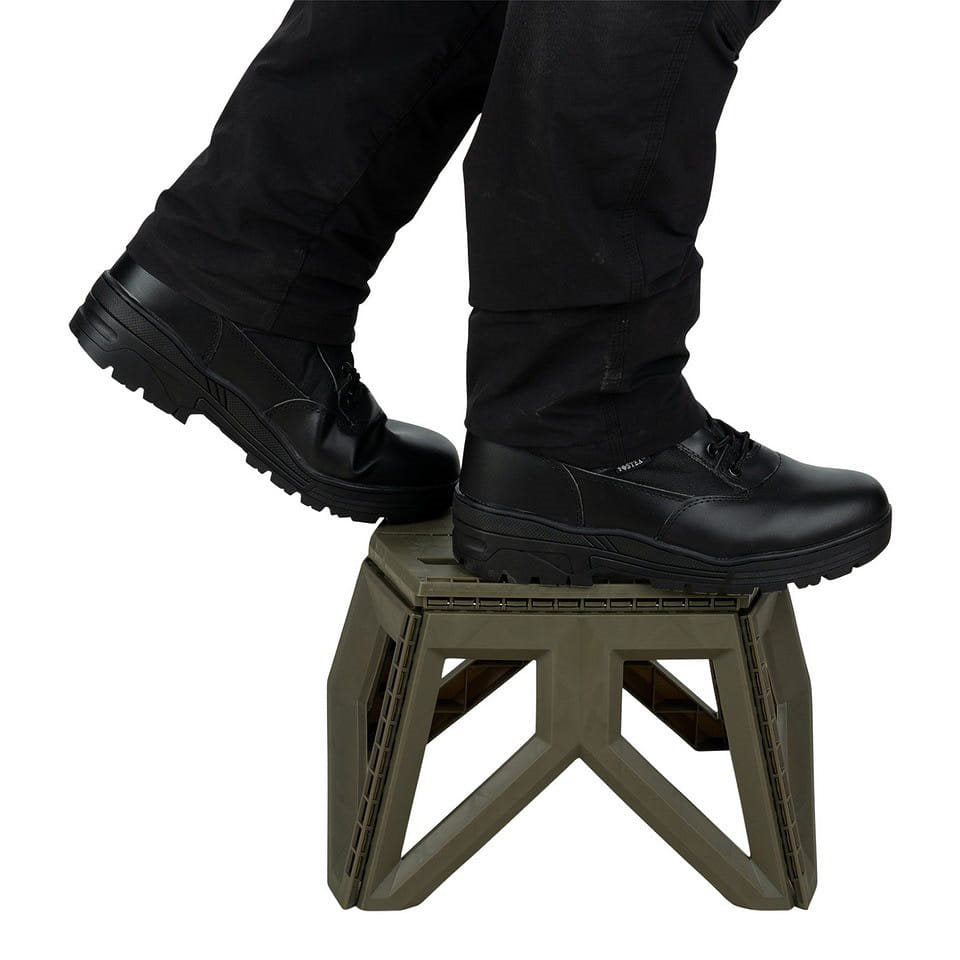 Taburete plegable STOOL 24 cm, ligero y compacto para camping, pesca y exteriores