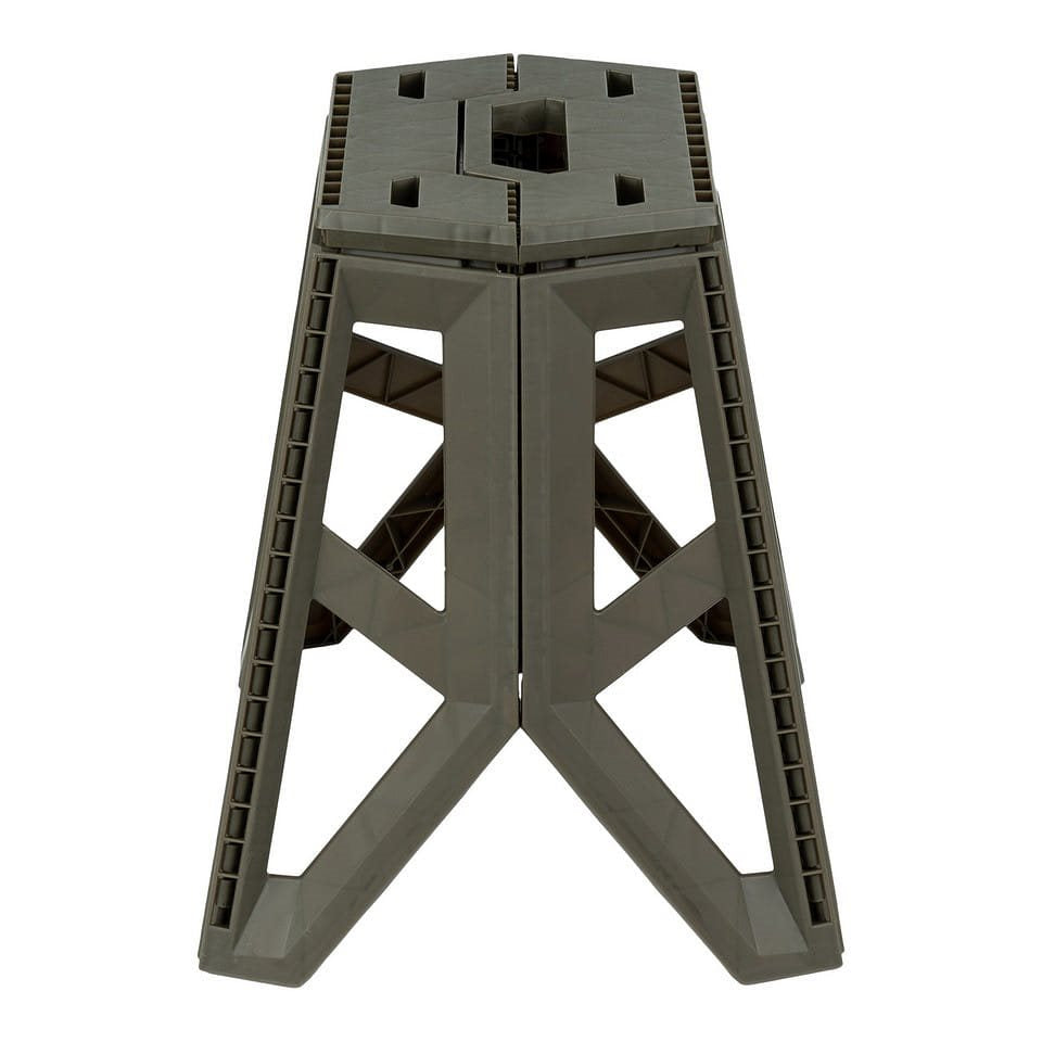 Taburete plegable grande 40 cm, ligero y compacto