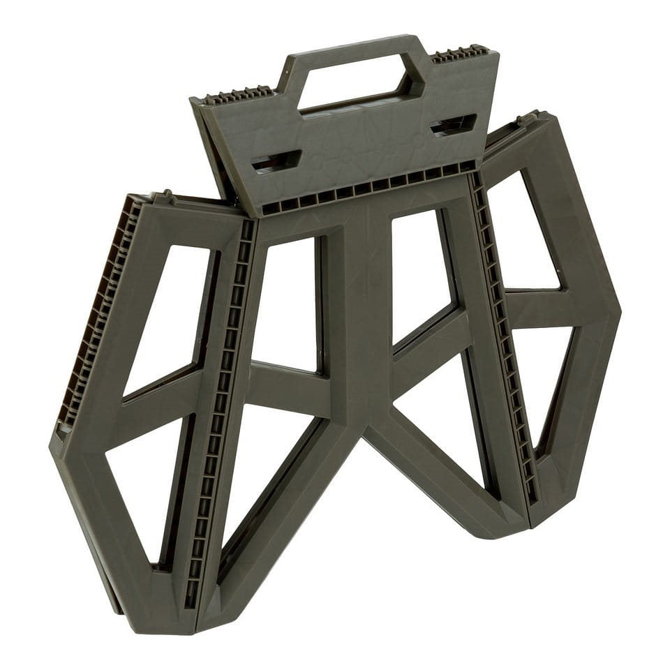 Taburete plegable grande 40 cm, ligero y compacto
