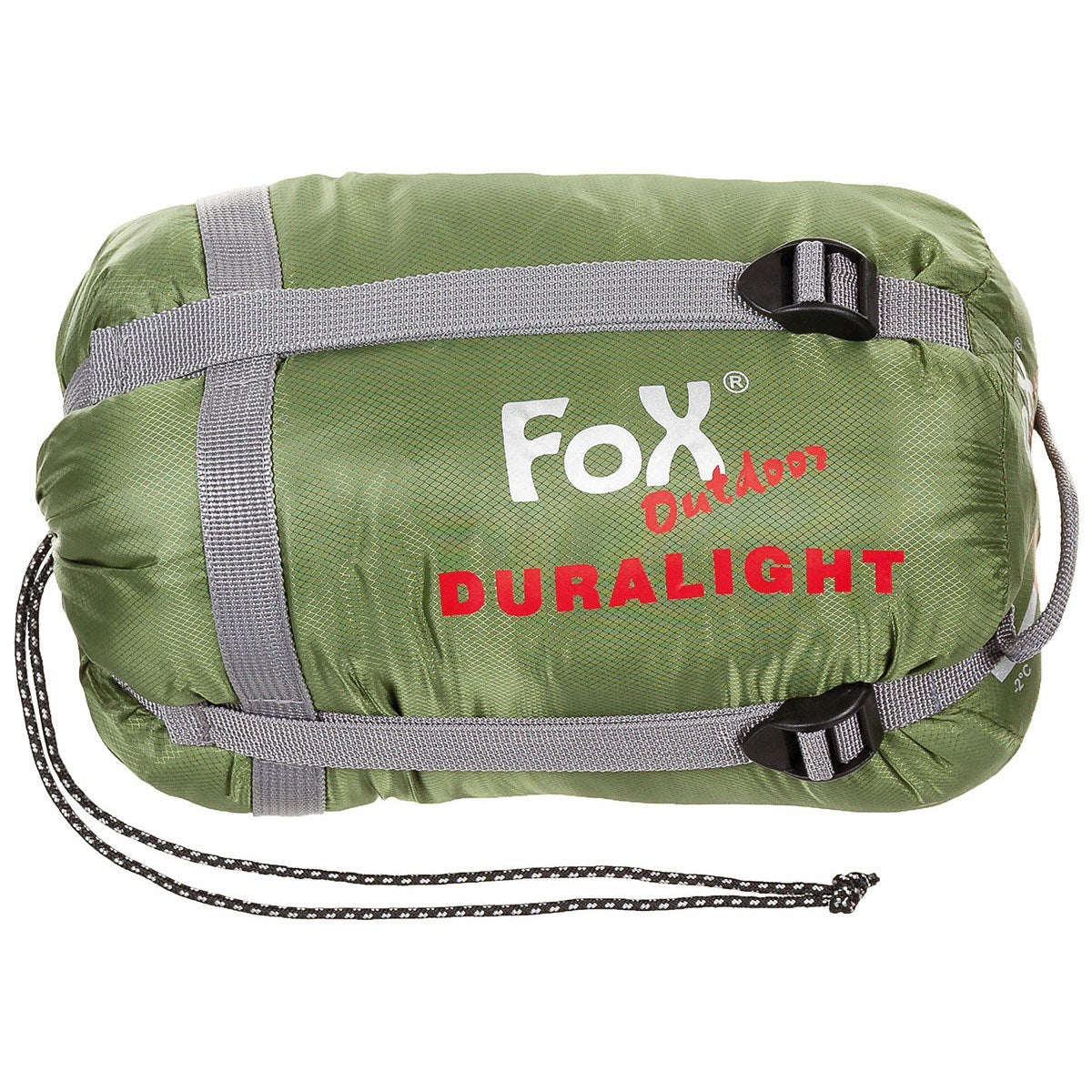 Saco de dormir DURALIGHT verde-negro (31512M)