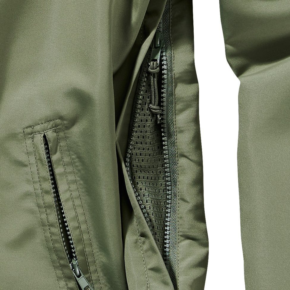 Chaqueta UMMER Windbreaker verde, ligera y transpirable