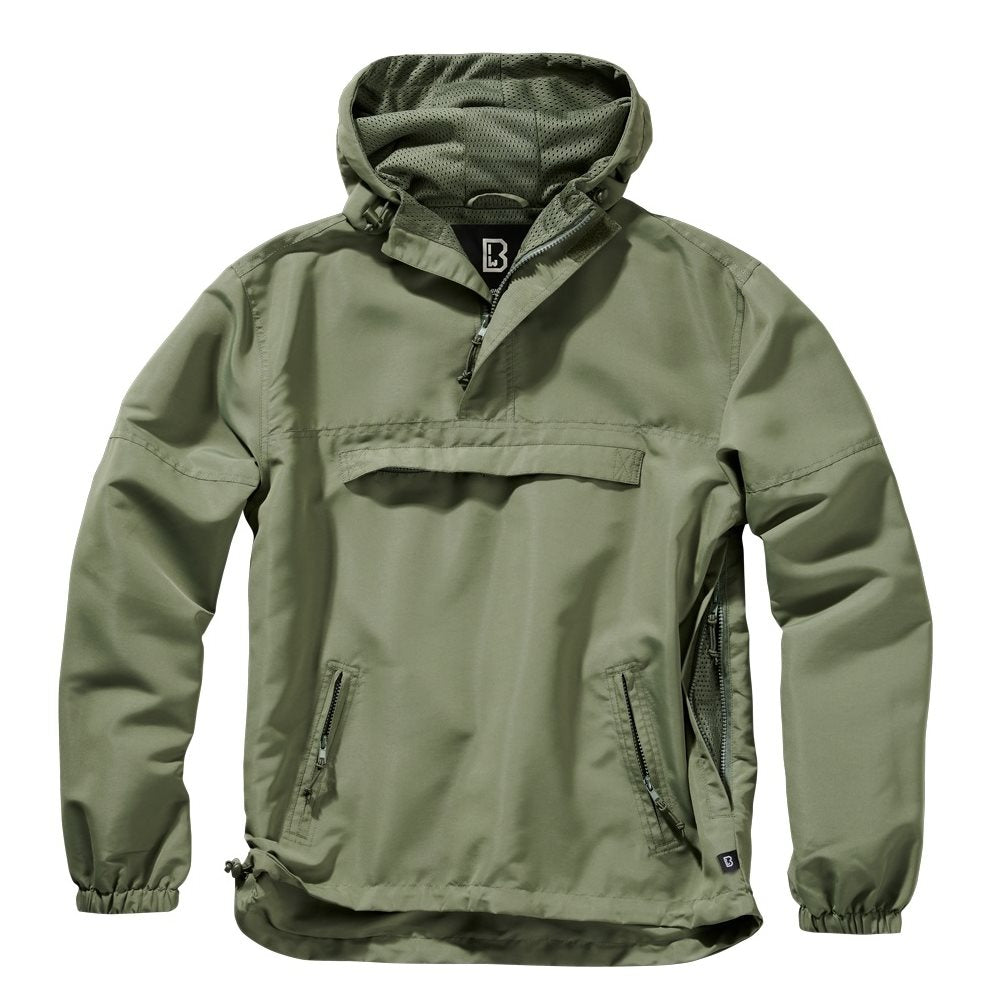 Chaqueta UMMER Windbreaker verde, ligera y transpirable