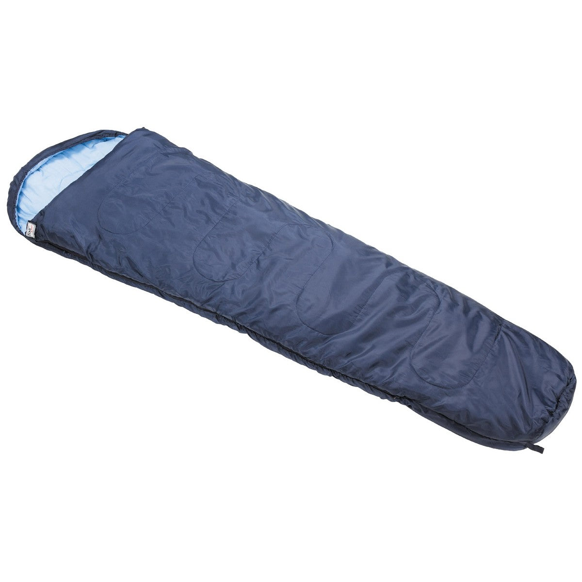 Saco de dormir momia doble capa verde 220 x 50 x 70 cm