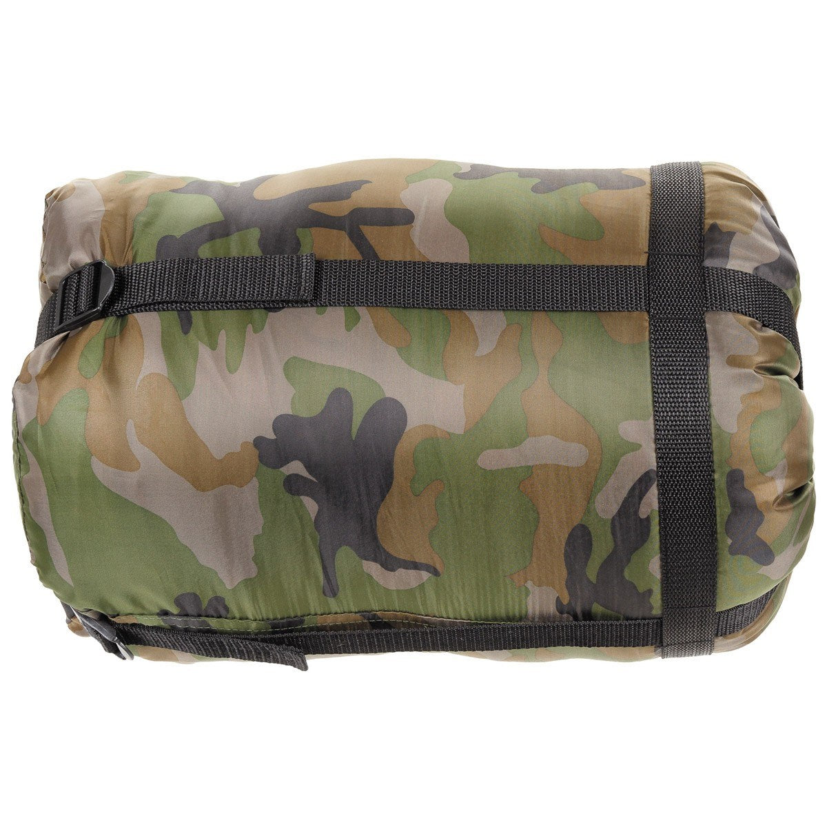Saco de dormir momia camuflaje WOODLAND 220×50×70 cm