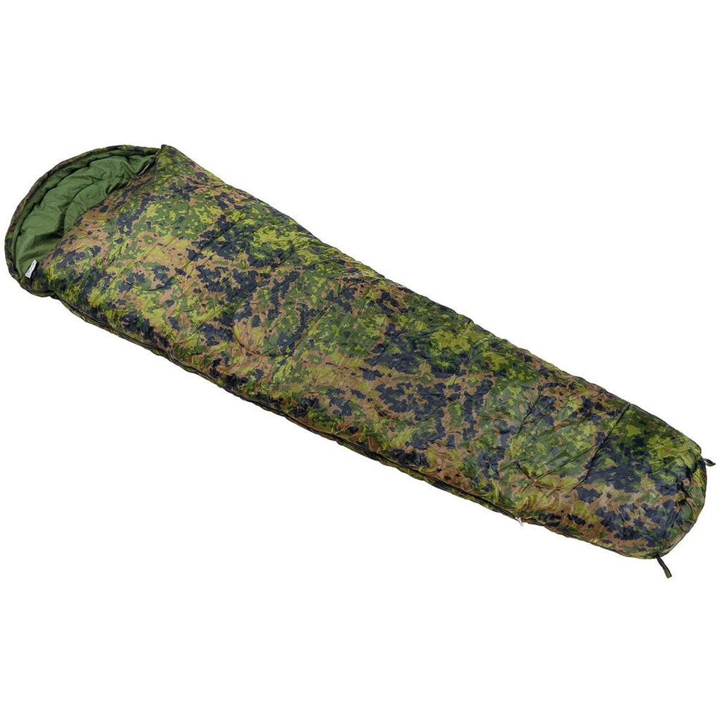 Saco de dormir momia camuflaje M05 Tarn, doble aislamiento, 220 x 50 x 70 cm