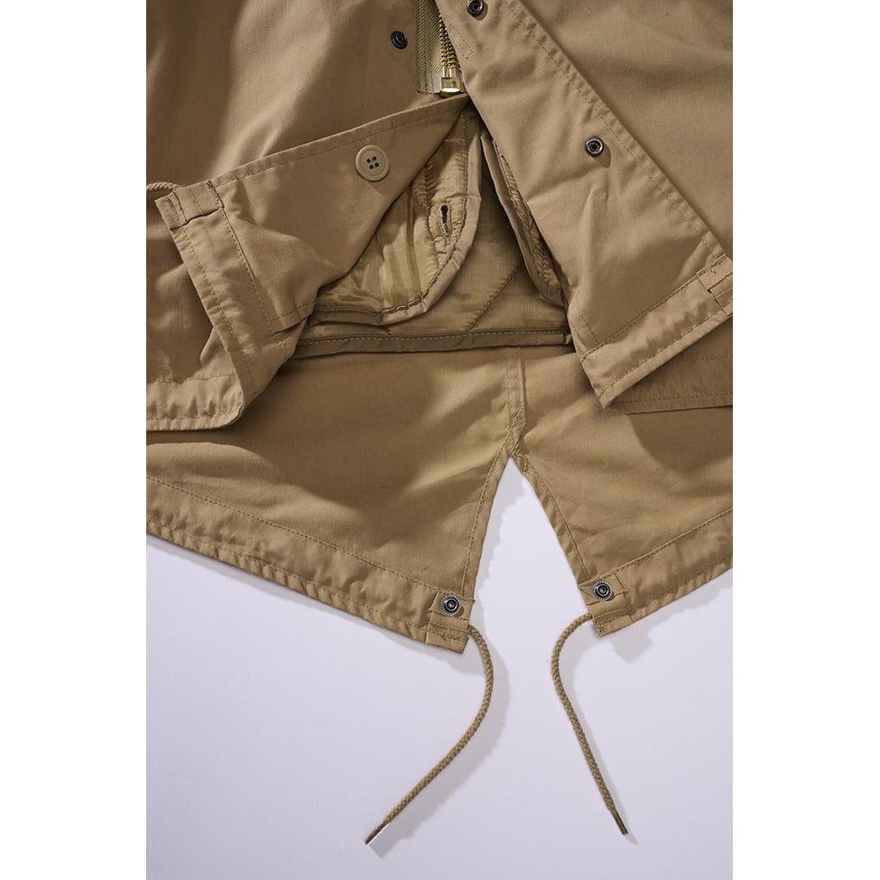 Parka Fishtail US M51 camel con forro desmontable