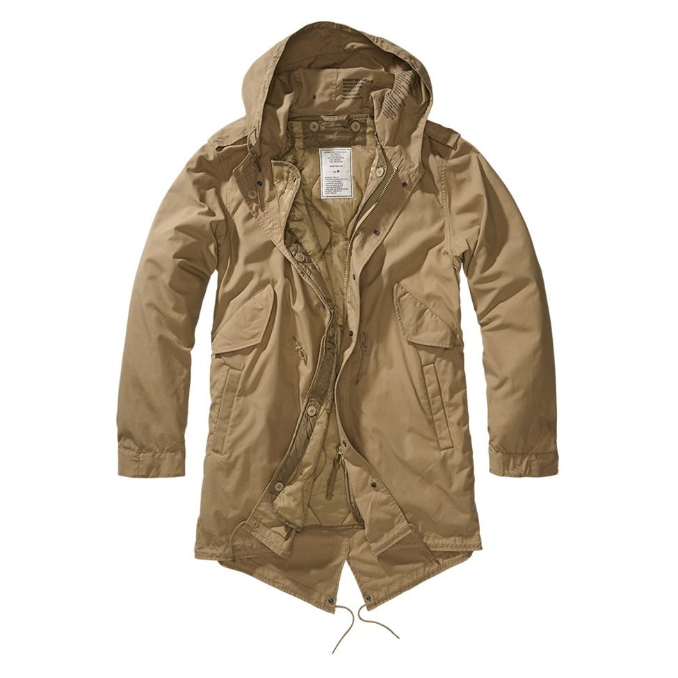 Parka Fishtail US M51 camel con forro desmontable