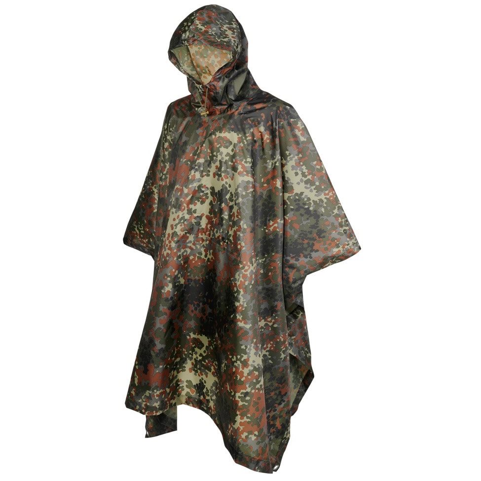 Poncho rip-stop WOODLAND con funda