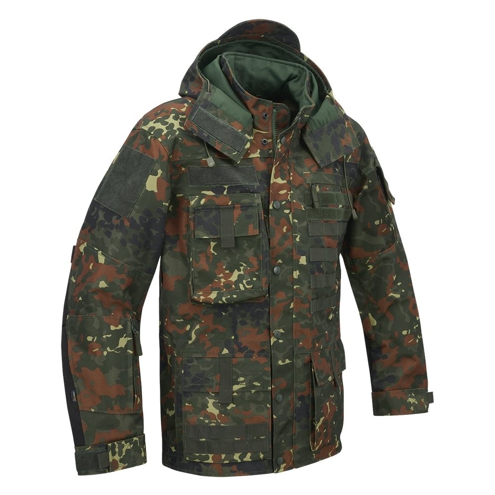 Chaqueta PERFORMANCE FLECKTARN de BRANDIT en camuflaje Flecktarn, vista frontal