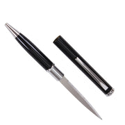 Bolígrafo negro COMBO con abridor de cartas, 14,3 cm, hoja 6,35 cm, aleación de acero y cobre