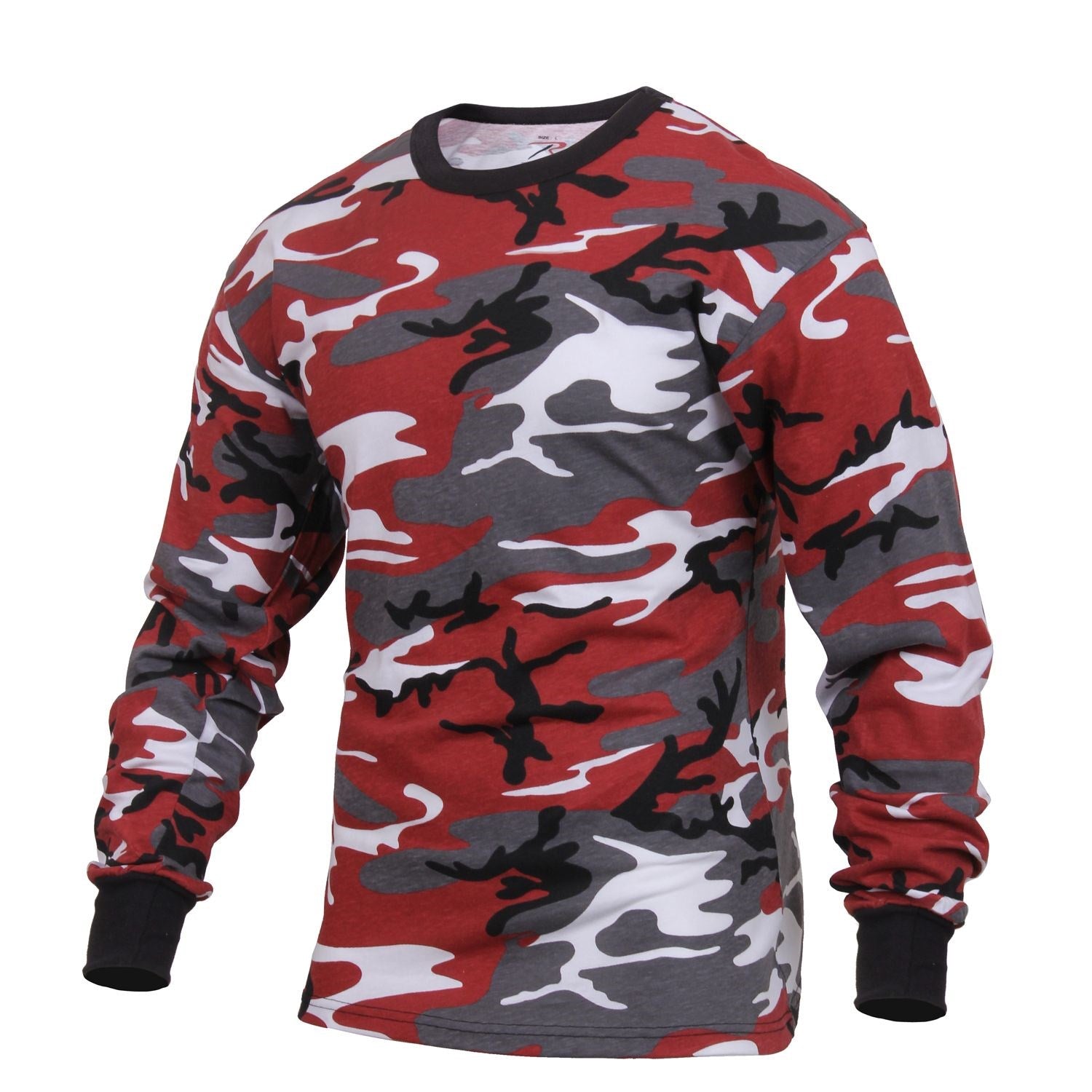 Camiseta manga larga RED CAMO Rothco 60% algodón 40% poliéster