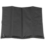 Cojín plegable negro para sentarse (podsedák)